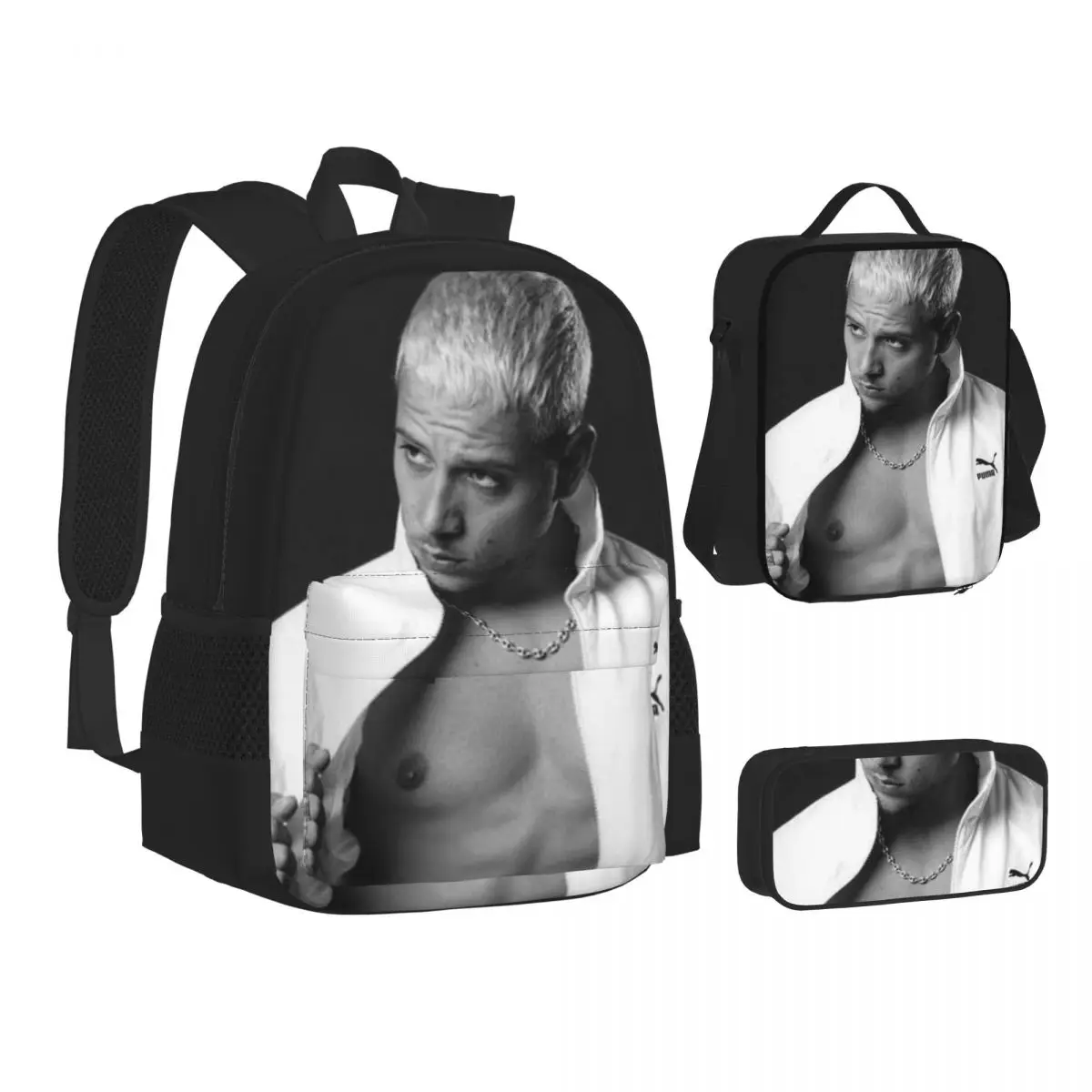 Plk Cool Backpacks Boys Girls Bookbag Students School Bags Kids Rucksack Lunch Bag Pen Bag Three-Piece Set
Plk Cool Backpacks Boys Girls Bookbag Students School Bags Kids Rucksack Lunch Bag Pen Bag Three-Piece Set