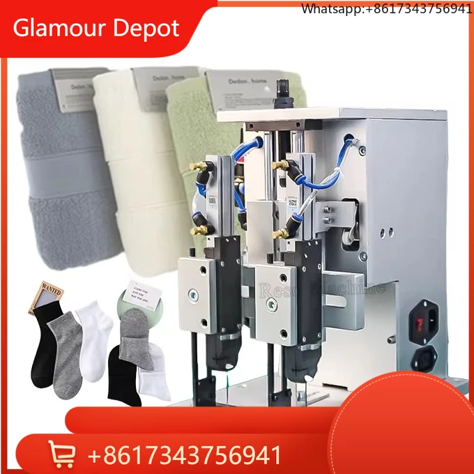 Factory Direct,,Pneumatic Towels Label Attaching Machine with One Fine Socks Tagging Machine
Factory Direct,,Pneumatic Towels Label Attaching Machine with One Fine Socks Tagging Machine
