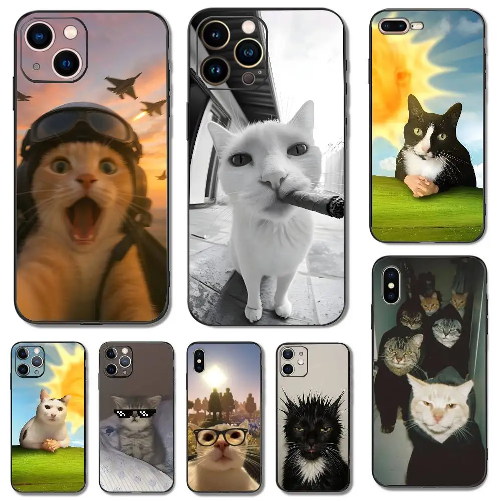 Cute Cat Meme Phone Case For iPhone 17,16,15,14,13,12,11,Pro,X,XS,Max,XR,Plus,Mini Soft Silicone Black Shockproof TPU
Cute Cat Meme Phone Case For iPhone 17,16,15,14,13,12,11,Pro,X,XS,Max,XR,Plus,Mini Soft Silicone Black Shockproof TPU