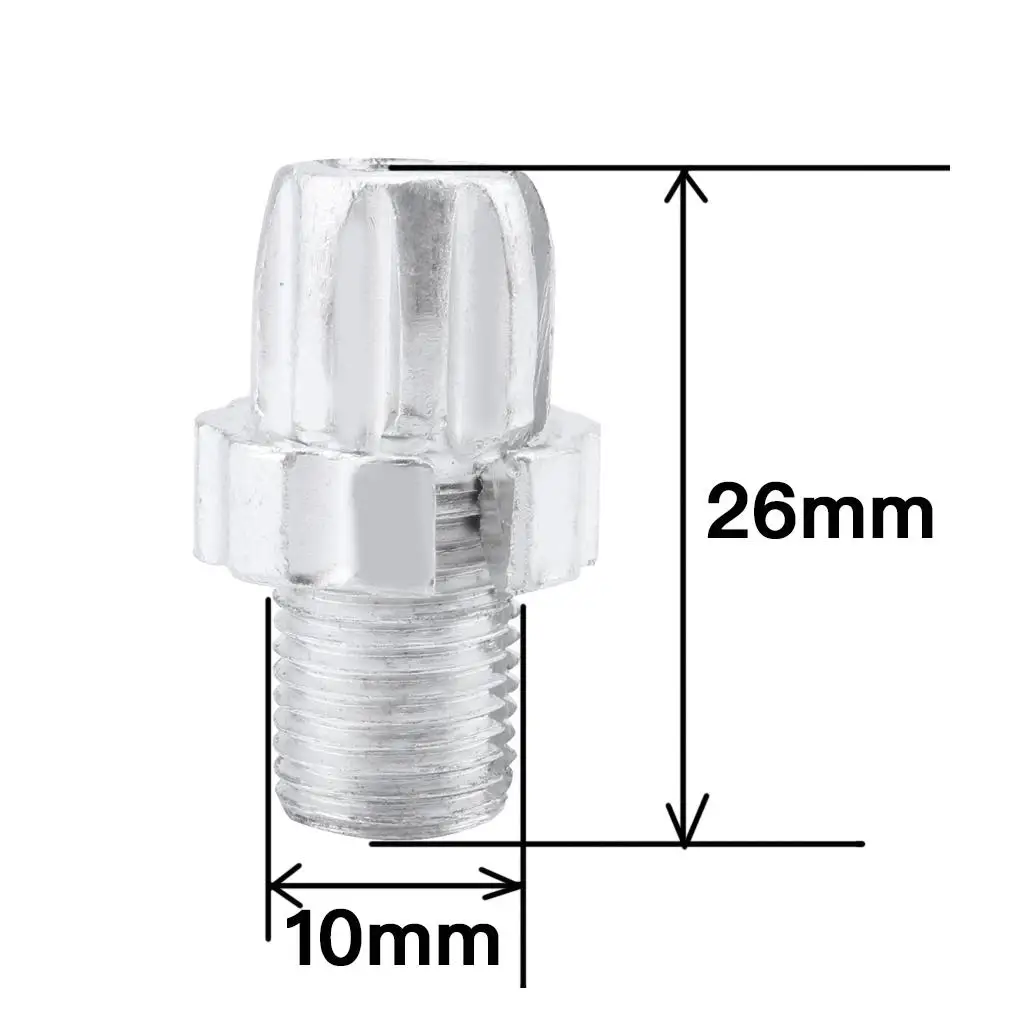 Universal Aluminum Adjuster Screws for Bicycle Brake Handles and Cables Bike Modification and Spare Parts Kit
Universal Aluminum Adjuster Screws for Bicycle Brake Handles and Cables Bike Modification and Spare Parts Kit