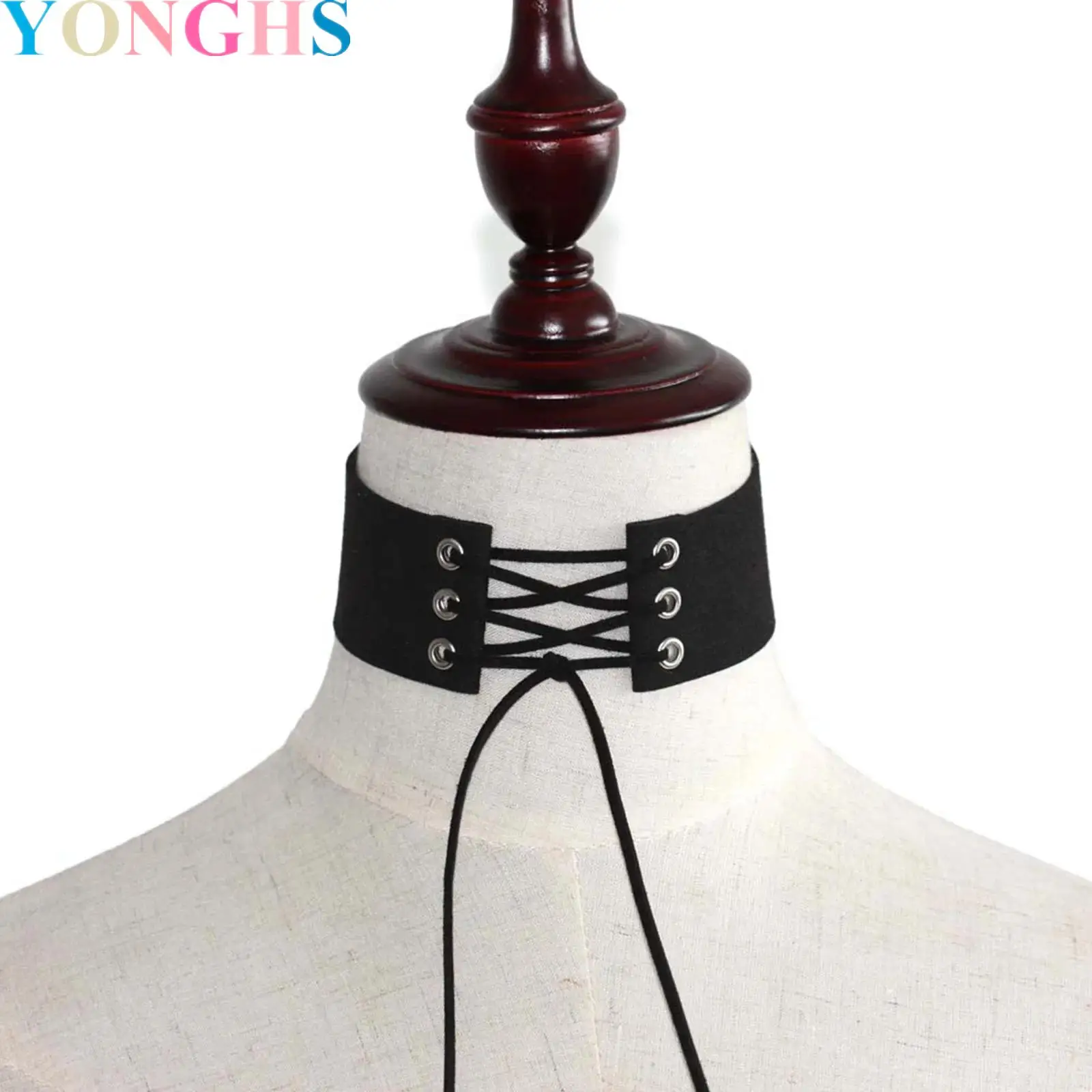 Women Lace-Up Punk Choker NecklaceAdjustable Length Necklace for Women Role-Playing Party Club Jewelry
Women Lace-Up Punk Choker NecklaceAdjustable Length Necklace for Women Role-Playing Party Club Jewelry
