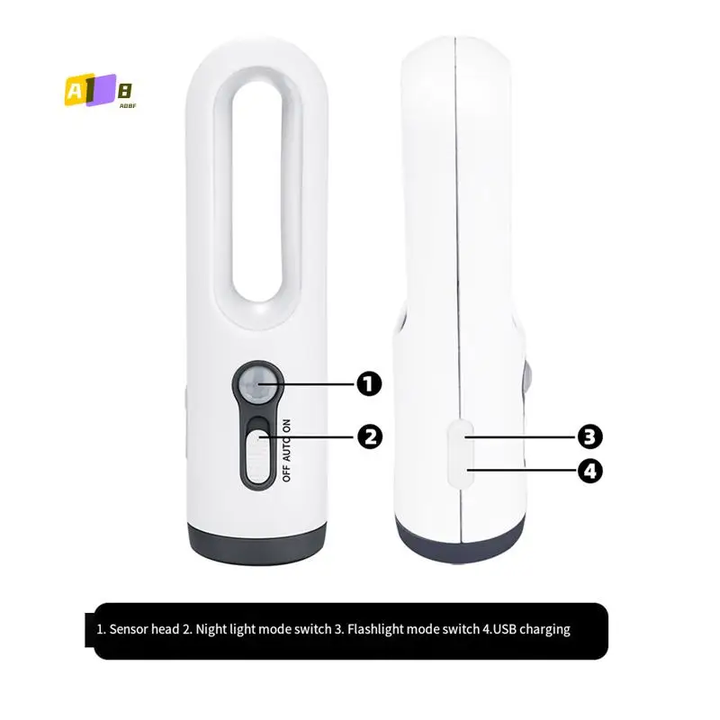 A08F-LED Motion Sensor Night Light 2-In-1 Portable Flashlight With Dusk To Dawn Sensor For Bedroom Bathroom Reading Camping
A08F-LED Motion Sensor Night Light 2-In-1 Portable Flashlight With Dusk To Dawn Sensor For Bedroom Bathroom Reading Camping