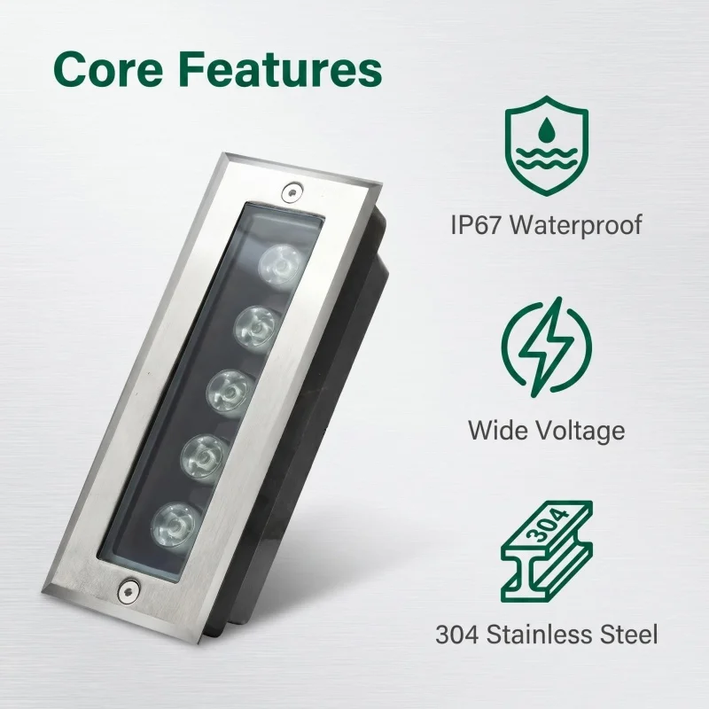 AC85-260V outdoor waterproof embedded line wall washer light rainbow step strip walkway light LED strip buried light IP67
AC85-260V outdoor waterproof embedded line wall washer light rainbow step strip walkway light LED strip buried light IP67