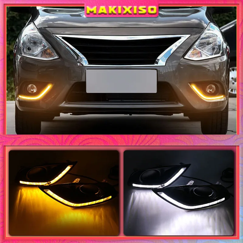 Стайлинг автомобиля для Nissan Almera латио Sunny, Versa 2014 2015 2016 2017 2018 светодиодсветодиодный дневные ходовые огни дневного света противотуманная фара
Стайлинг автомобиля для Nissan Almera латио Sunny, Versa 2014 2015 2016 2017 2018 светодиодсветодиодный дневные ходовые огни дневного света противотуманная фара