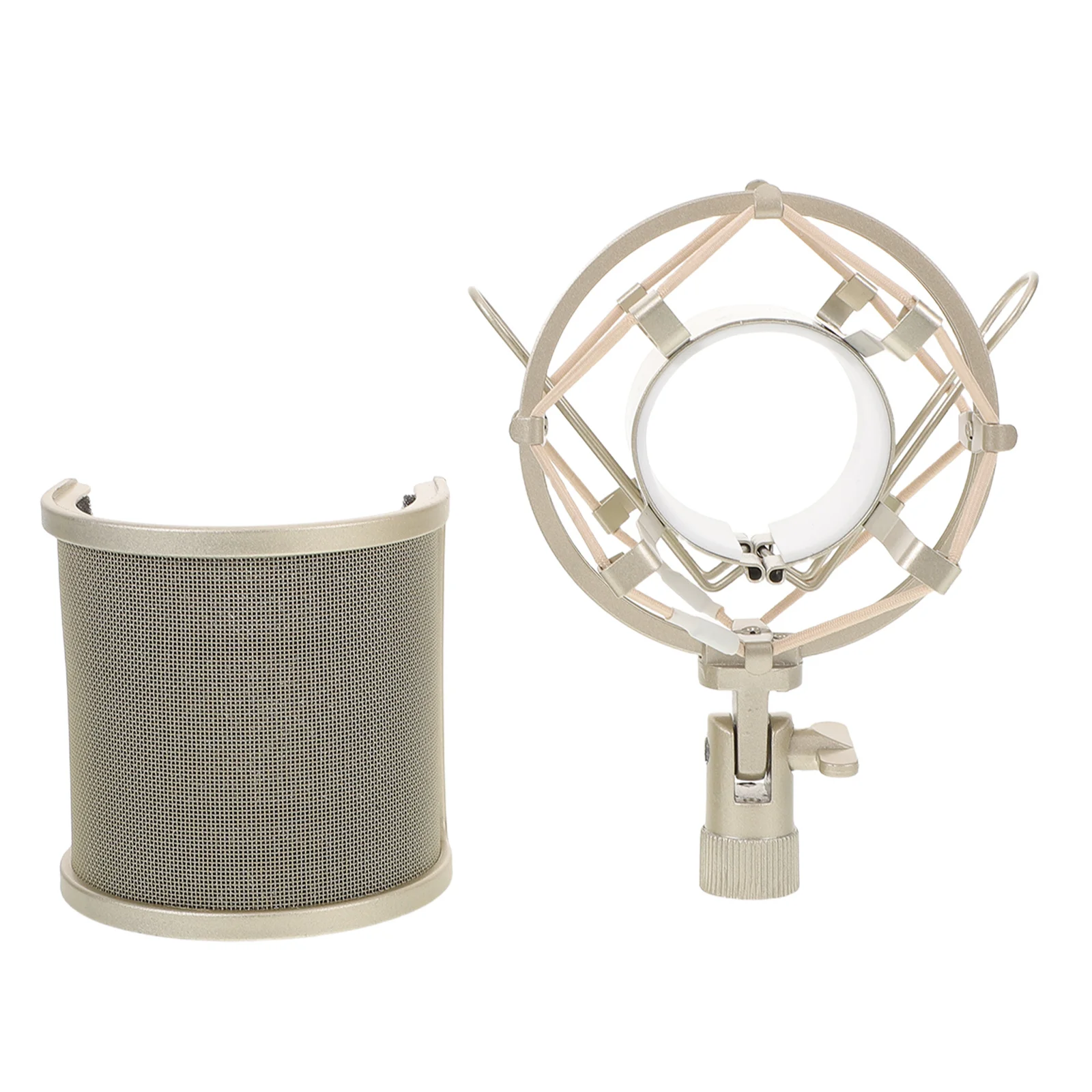 1 set 1 Set U-Shaped Microphone Pop Filter Shock Mount High-Density Windscreen For Noise Reduction Compatible Live
1 set 1 Set U-Shaped Microphone Pop Filter Shock Mount High-Density Windscreen For Noise Reduction Compatible Live