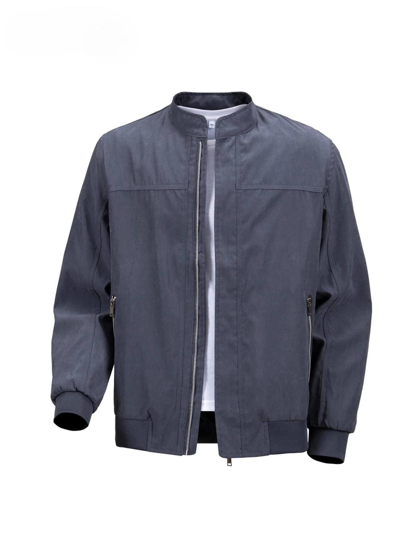 Men's Urban Stand Collar Casual Jacket Light Warm Breathable Skin-friendly Fabric Ribbed Hem Comfortable Coat
Men's Urban Stand Collar Casual Jacket Light Warm Breathable Skin-friendly Fabric Ribbed Hem Comfortable Coat