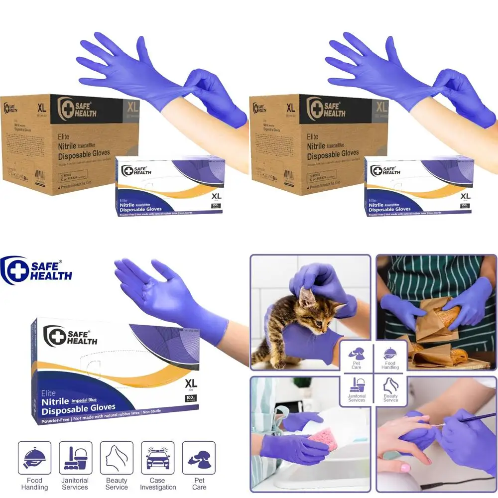 Imperial Blue Nitrile Gloves, 4.5 Mil, Powder-Free, Latex-Free
Imperial Blue Nitrile Gloves, 4.5 Mil, Powder-Free, Latex-Free