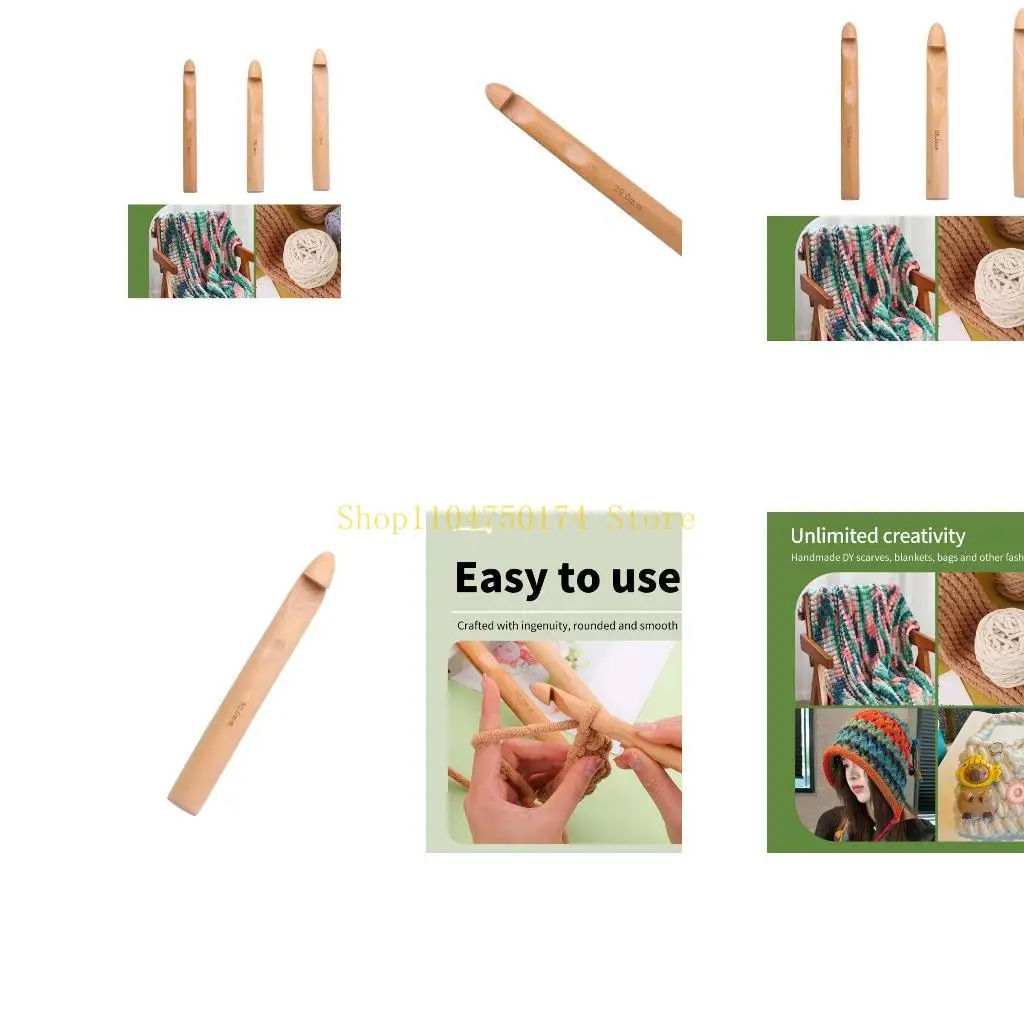 Wood Crochet Hook Wood Knitting Tool Ergonomic Handle Crochet Hook Wood Knitting Needle for Handmade Scarf Blankets Hat top sale
Wood Crochet Hook Wood Knitting Tool Ergonomic Handle Crochet Hook Wood Knitting Needle for Handmade Scarf Blankets Hat top sale