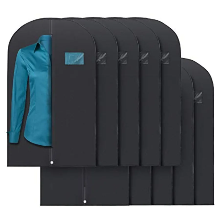 40" Black Garment Bags Suit Bag for Travel and Clothing Storage of Dresses, Shirts, Fur Coats, Dance Costumes - Hanging Suit Co
40" Black Garment Bags Suit Bag for Travel and Clothing Storage of Dresses, Shirts, Fur Coats, Dance Costumes - Hanging Suit Co