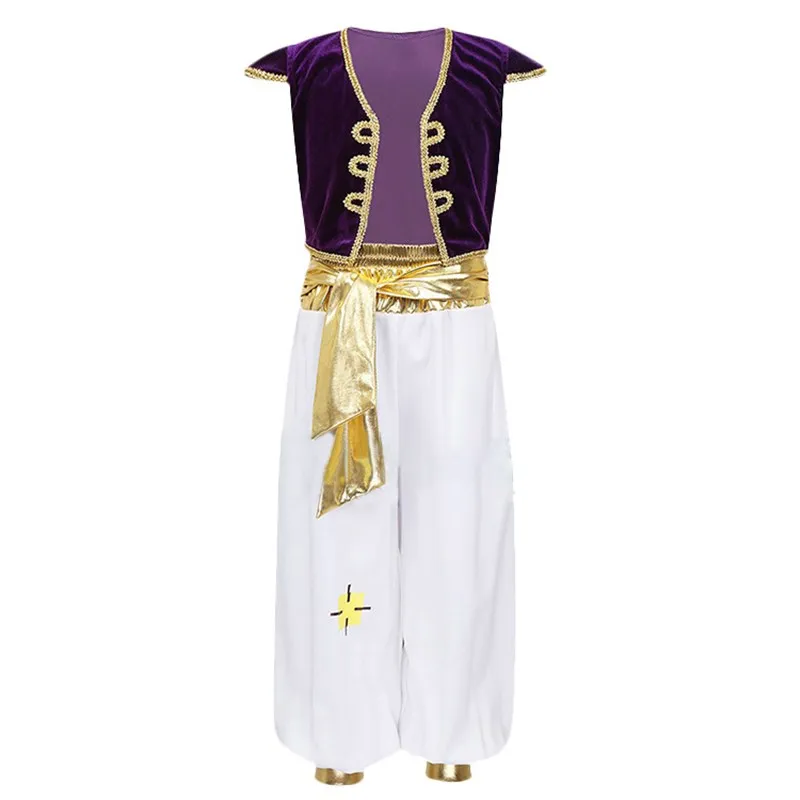 Aladdin Prince Cosplay Costume Halloween Movie Lampshade Adult And Children Performance Clothes Arab Style Men's Suit And Cap
Aladdin Prince Cosplay Costume Halloween Movie Lampshade Adult And Children Performance Clothes Arab Style Men's Suit And Cap