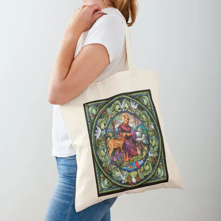 St. Francis of Assisi Stained Glass Tote Bag Women's beach bags bags woman 2025 Gift bags luxury women 
St. Francis of Assisi Stained Glass Tote Bag Women's beach bags bags woman 2025 Gift bags luxury women