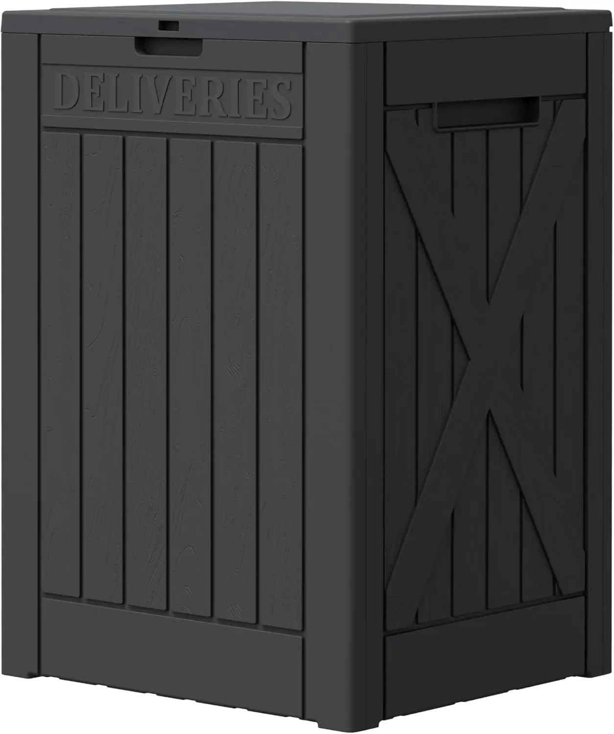 52 Gallon Large Outdoor Package Delivery Box for Porch, Lockable Double-Wall Resin Storage Box for Package Protection, Black
52 Gallon Large Outdoor Package Delivery Box for Porch, Lockable Double-Wall Resin Storage Box for Package Protection, Black