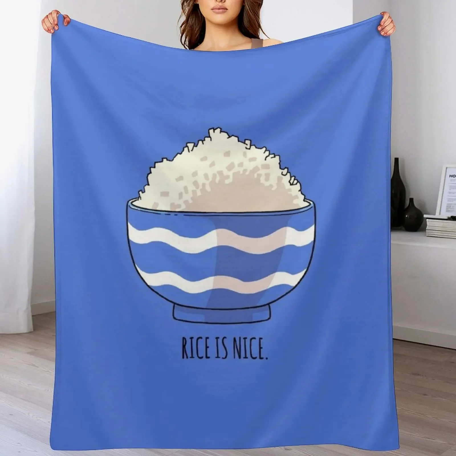 Rice is Nice Cute Bowl of Rice Throw Blanket Soft Beds blankets and throws christmas decoration Blankets
Rice is Nice Cute Bowl of Rice Throw Blanket Soft Beds blankets and throws christmas decoration Blankets