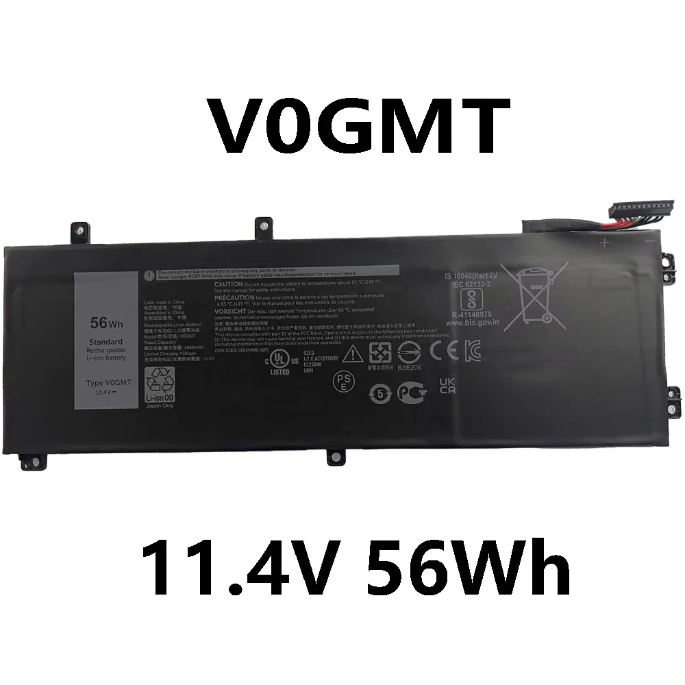 V0GMT NYD3W 11.4V 56Wh Laptop Battery For Dell Inspiron 15 7501 G7 17 7700 Vostro 15 7500 Series lithium-ion
V0GMT NYD3W 11.4V 56Wh Laptop Battery For Dell Inspiron 15 7501 G7 17 7700 Vostro 15 7500 Series lithium-ion