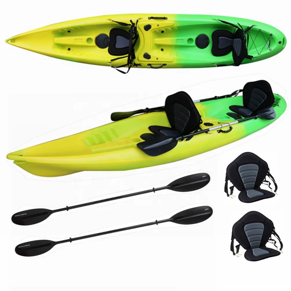 Kayaks Pro 2 Tandem Recreation Package Sit on Top Fishing Kayak Paddle and Deluxe Seat
Kayaks Pro 2 Tandem Recreation Package Sit on Top Fishing Kayak Paddle and Deluxe Seat