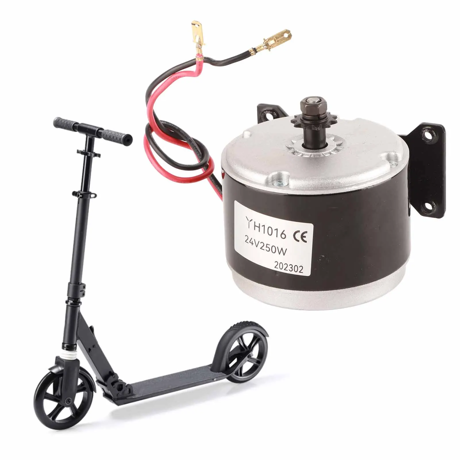 YH1016 24В 250Вт Электродвигатель для электросамоката, щеточный, 2750 об/мин, высокоскоростной
YH1016 24В 250Вт Электродвигатель для электросамоката, щеточный, 2750 об/мин, высокоскоростной