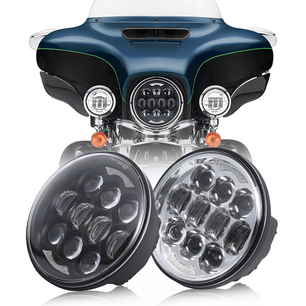XDS High Quality 5.75" Round Motorcycle LED Projector Headlight 5.75Inch H/L Headlamp 5-3/4 Driving Head Light For Harley Davids
XDS High Quality 5.75" Round Motorcycle LED Projector Headlight 5.75Inch H/L Headlamp 5-3/4 Driving Head Light For Harley Davids