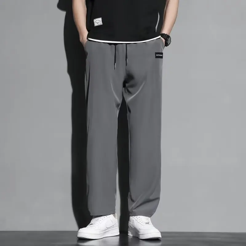 2023 Spring And Summer Ice Silk Men's Thin Wide Leg Drop Straight Trendy Sports Casual Pants
2023 Spring And Summer Ice Silk Men's Thin Wide Leg Drop Straight Trendy Sports Casual Pants