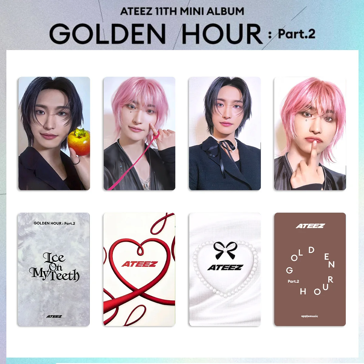 Kpop ATEEZ New Album GOLD HOUR: Part 2 Lomocards Hongjoong Seonghwa Yunho Mingi Wooyoung Jongho Photo Cards Fan Gift
Kpop ATEEZ New Album GOLD HOUR: Part 2 Lomocards Hongjoong Seonghwa Yunho Mingi Wooyoung Jongho Photo Cards Fan Gift