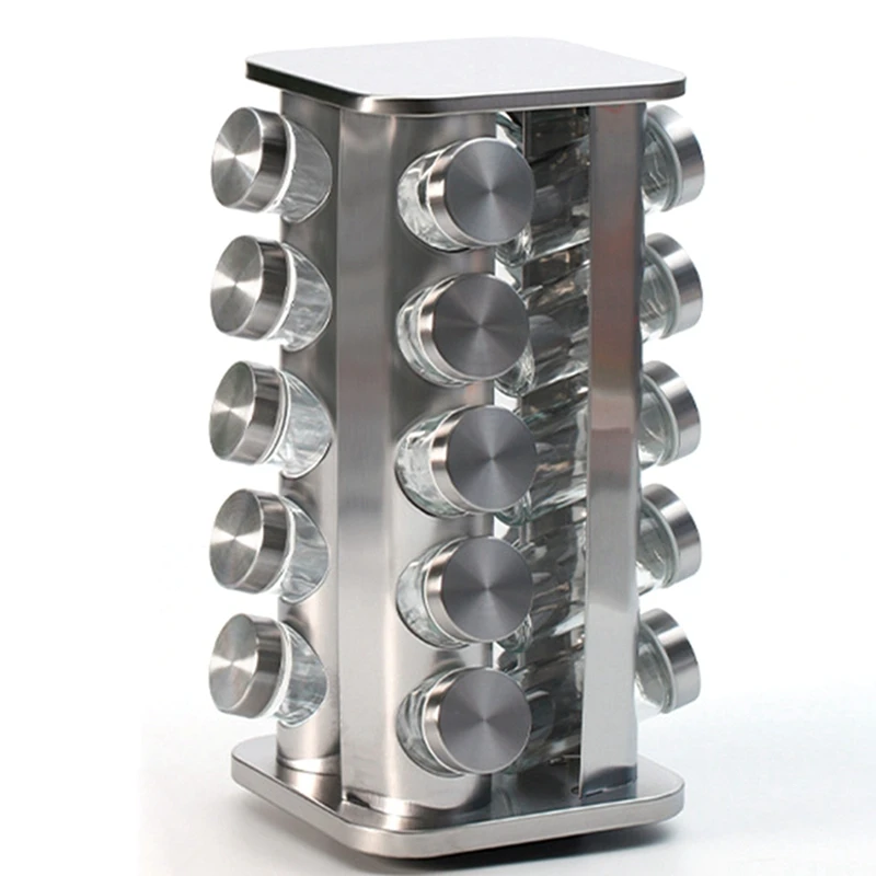 New Kitchen Supplies Stainless Steel Rotating Seasoning Jar Set Seasoning Jar Spice Rack Spice Bottle Seasoning Rack
New Kitchen Supplies Stainless Steel Rotating Seasoning Jar Set Seasoning Jar Spice Rack Spice Bottle Seasoning Rack