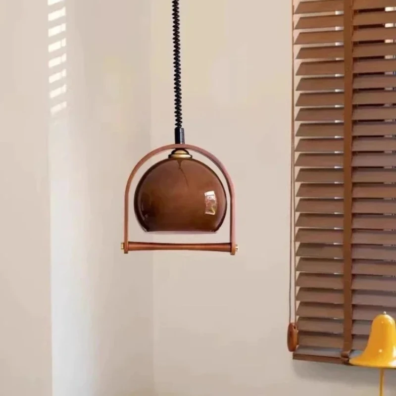 Dining Table Glass Pendant Light Vintage Solid Wood Island Table Small Lamp Dining Room Telescopic Adjustable Lighting Fixtures
Dining Table Glass Pendant Light Vintage Solid Wood Island Table Small Lamp Dining Room Telescopic Adjustable Lighting Fixtures