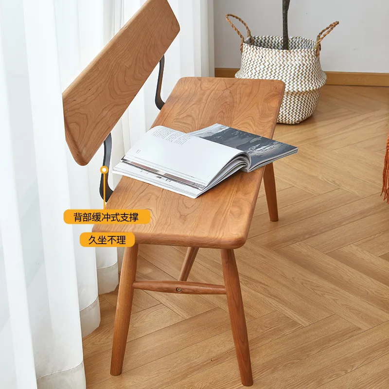 Hull/Chocolate Bench Solid wood bench, bench, shoe-changing table, stool, home stool, cherry wood chair
Hull/Chocolate Bench Solid wood bench, bench, shoe-changing table, stool, home stool, cherry wood chair