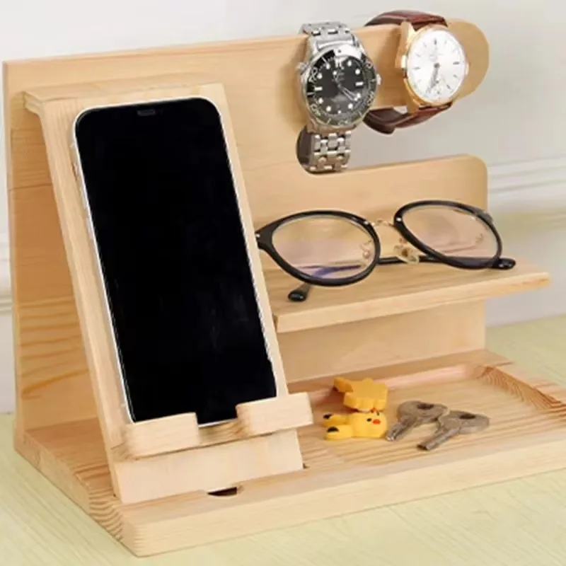 New Black Walnut Wood Mobile Phone Stand Adjustable Rotating Desktop Stand Multifunctional Wooden Bedside Watch Organizer Gift
New Black Walnut Wood Mobile Phone Stand Adjustable Rotating Desktop Stand Multifunctional Wooden Bedside Watch Organizer Gift