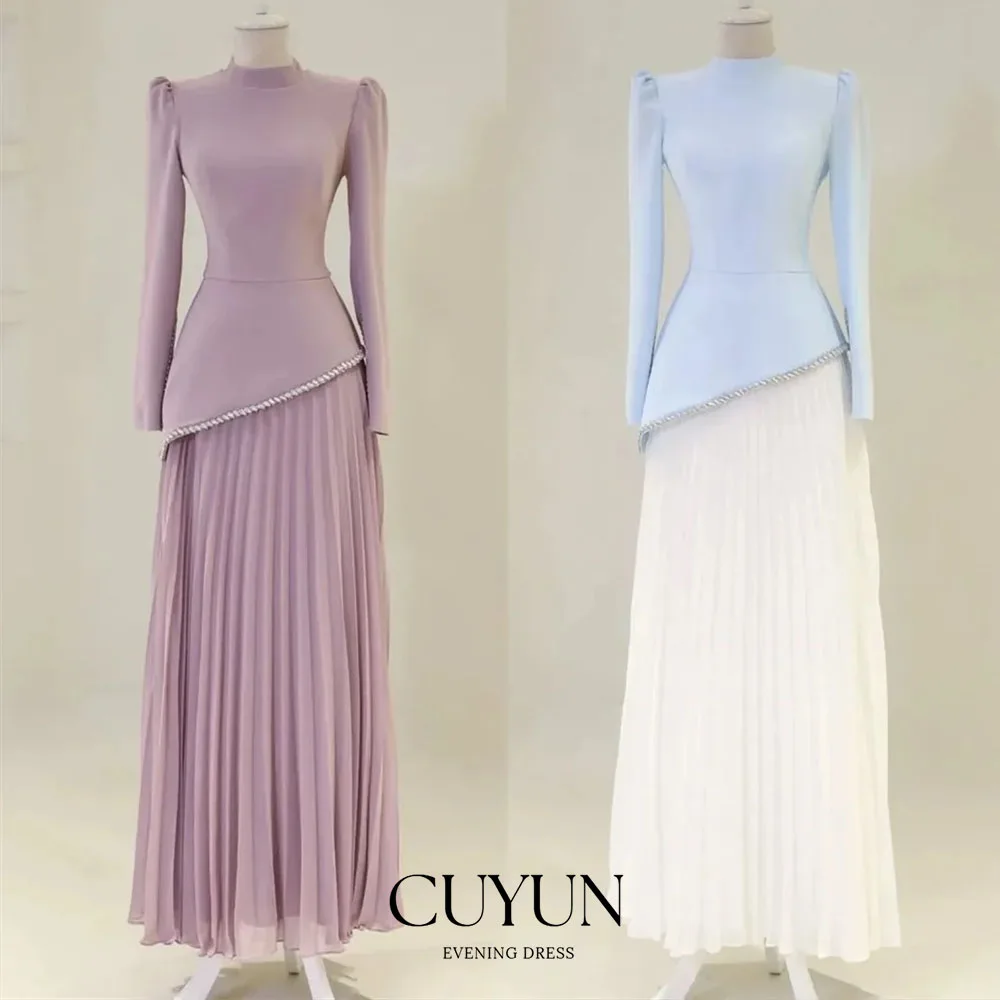 CUYUN Customized Prom Dresses 2026 Evening Dress Luxury Elegant Evening Dresses for Special Occasions Long Sleeves Ball Gowns
CUYUN Customized Prom Dresses 2026 Evening Dress Luxury Elegant Evening Dresses for Special Occasions Long Sleeves Ball Gowns