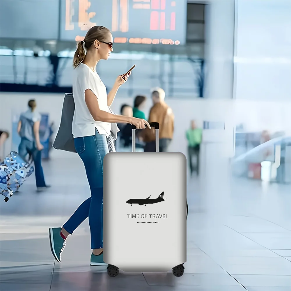 1 PC Minimalist Airplane Print Luggage Cover for luggage sizes 18-32 inches; dust and elastic travel accessories to effective
1 PC Minimalist Airplane Print Luggage Cover for luggage sizes 18-32 inches; dust and elastic travel accessories to effective