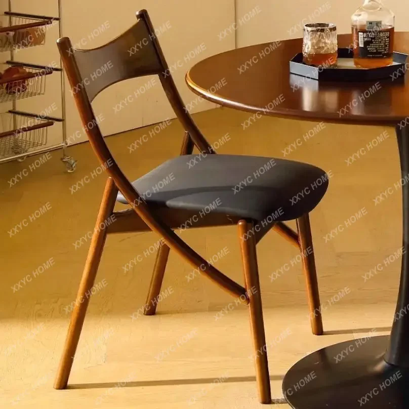 TT Light luxury medieval retro home solid wood restaurant chair backrest simple cat ear chair
TT Light luxury medieval retro home solid wood restaurant chair backrest simple cat ear chair