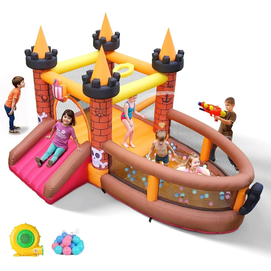 Надувной дом для прыжков от 38 лет: интерактивный надувной замок для прыжков с горкой и высокоэффективным вентилятором мощностью 480 Вт для безопасного и развлечения
Надувной дом для прыжков от 38 лет: интерактивный надувной замок для прыжков с горкой и высокоэффективным вентилятором мощностью 480 Вт для безопасного и развлечения