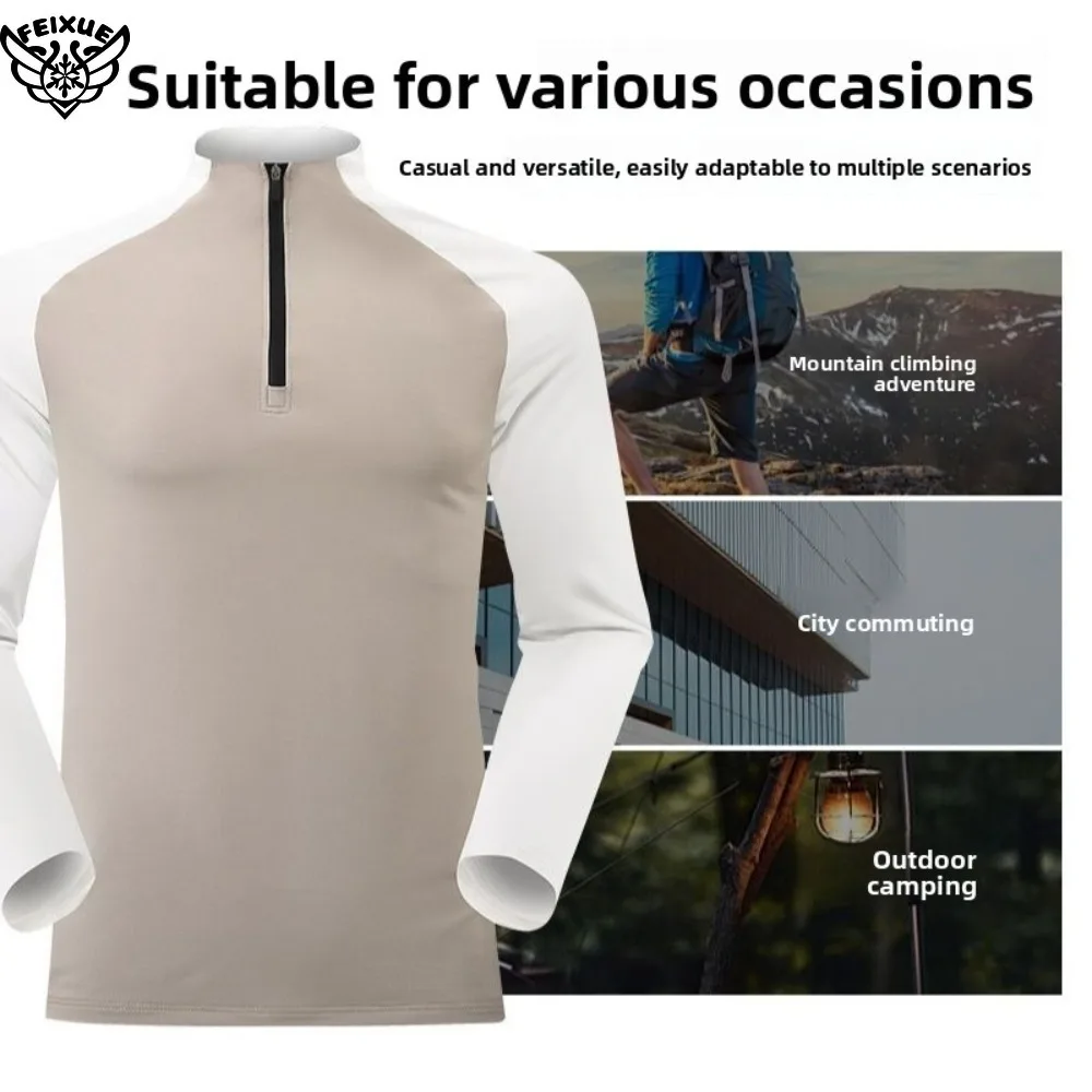 2025 Winter Men's Long Sleeved Running T-shirts with Fleece Sports Gym Shirt Jogging Fitness Outdoor Activities Sportswear
2025 Winter Men's Long Sleeved Running T-shirts with Fleece Sports Gym Shirt Jogging Fitness Outdoor Activities Sportswear