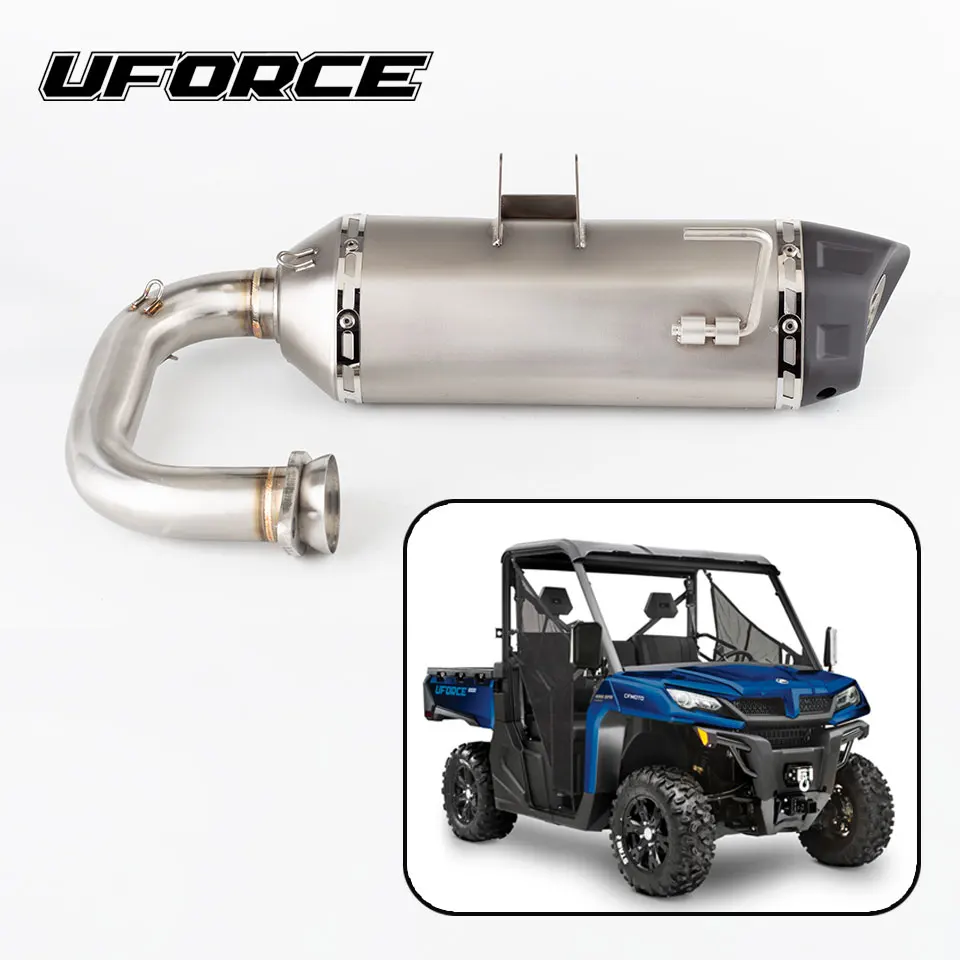 UTV Motorcycle exhaust system For CFMOTO UFORCE 1000 2021-2024 UFORCE exhaust uforce 1000 muffler
UTV Motorcycle exhaust system For CFMOTO UFORCE 1000 2021-2024 UFORCE exhaust uforce 1000 muffler