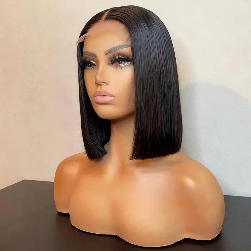 Brazilian HD Transparent 13x4 Bone Straight Short Bob Glueless Human Hair Wigs 13x6 Silky Straight Lace Front Wigs For Women 250 Density
Brazilian HD Transparent 13x4 Bone Straight Short Bob Glueless Human Hair Wigs 13x6 Silky Straight Lace Front Wigs For Women 250 Density