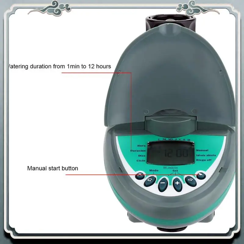 Durable Home Automatic Smart LCD Display Water Timer Controller Electronic Garden Irrigation Watering Timer System
Durable Home Automatic Smart LCD Display Water Timer Controller Electronic Garden Irrigation Watering Timer System