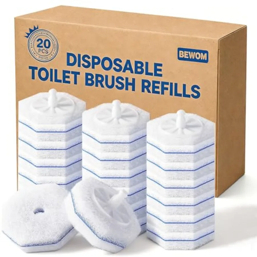 20 Count Toilet Bowl Cleaner Wand Refills Compatible with CLOROX, Disposable Toilet Brush Refills, Replacement Brush Heads for
20 Count Toilet Bowl Cleaner Wand Refills Compatible with CLOROX, Disposable Toilet Brush Refills, Replacement Brush Heads for