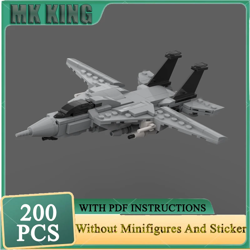 Military Aircraft Series Model Moc Building Blocks F-14 Tomcat Fighter Model Technology Gifts Construstion DIY Assembly Set Toys
Military Aircraft Series Model Moc Building Blocks F-14 Tomcat Fighter Model Technology Gifts Construstion DIY Assembly Set Toys