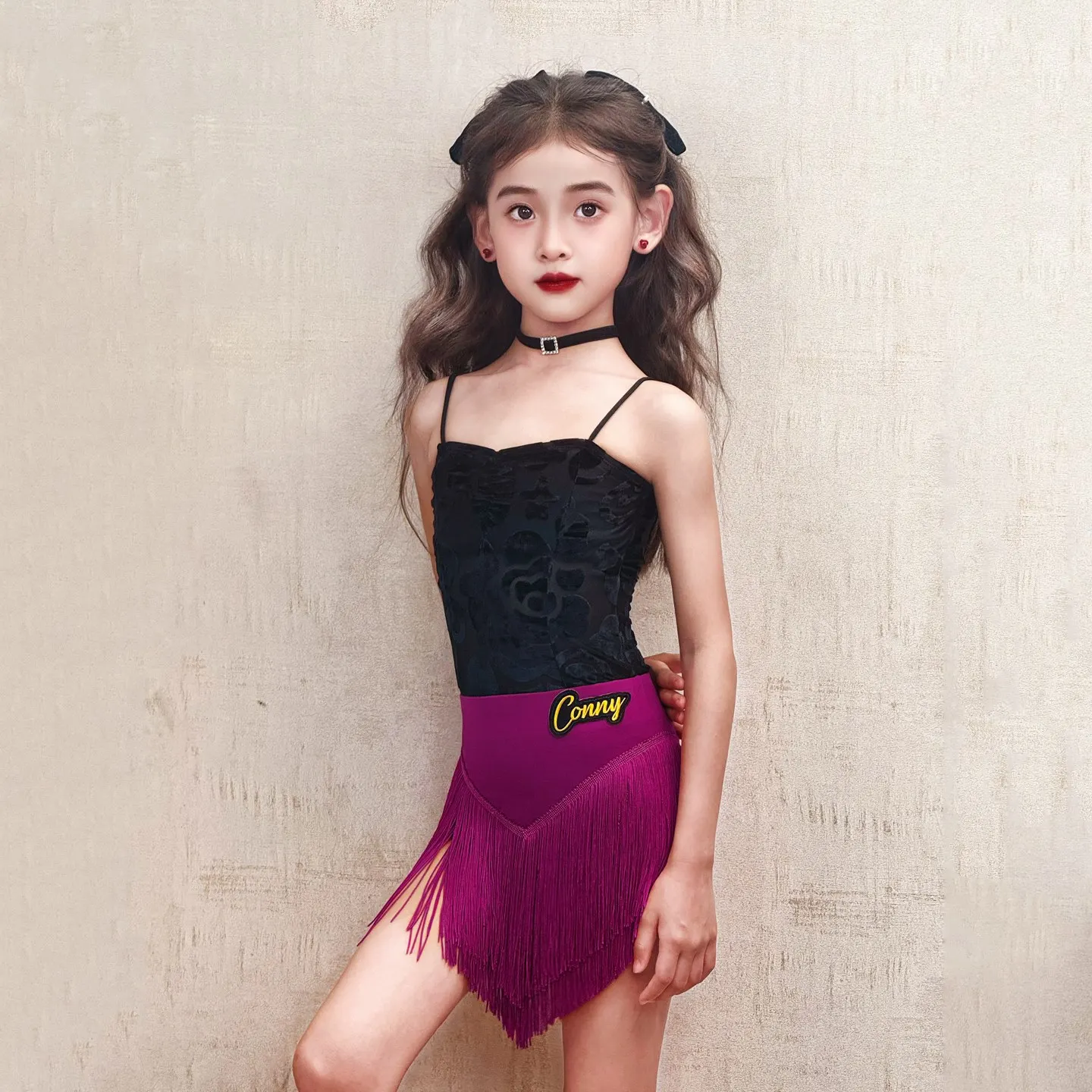 Summer Latin Dance Costumes Girls Practice Dancewear Black Leotard Fringe Skirt Kid Performance Outfit Samba ChaCha Clothes 2383
Summer Latin Dance Costumes Girls Practice Dancewear Black Leotard Fringe Skirt Kid Performance Outfit Samba ChaCha Clothes 2383