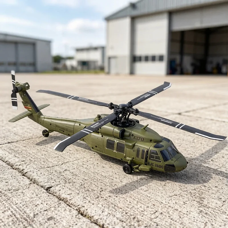 Hot K170 Black Hawk Uh60l High Simulation Four Way Brushless Navigation Dual Motor Strong Power Remote Control Helicopter Model
Hot K170 Black Hawk Uh60l High Simulation Four Way Brushless Navigation Dual Motor Strong Power Remote Control Helicopter Model