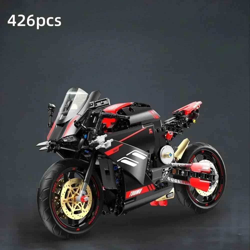 Technical DIY V4 Motorcycle Model Building Blocks Kit 1:5 Creative MOC Assembly Bricks Gift Educational Toy for Kids
Technical DIY V4 Motorcycle Model Building Blocks Kit 1:5 Creative MOC Assembly Bricks Gift Educational Toy for Kids