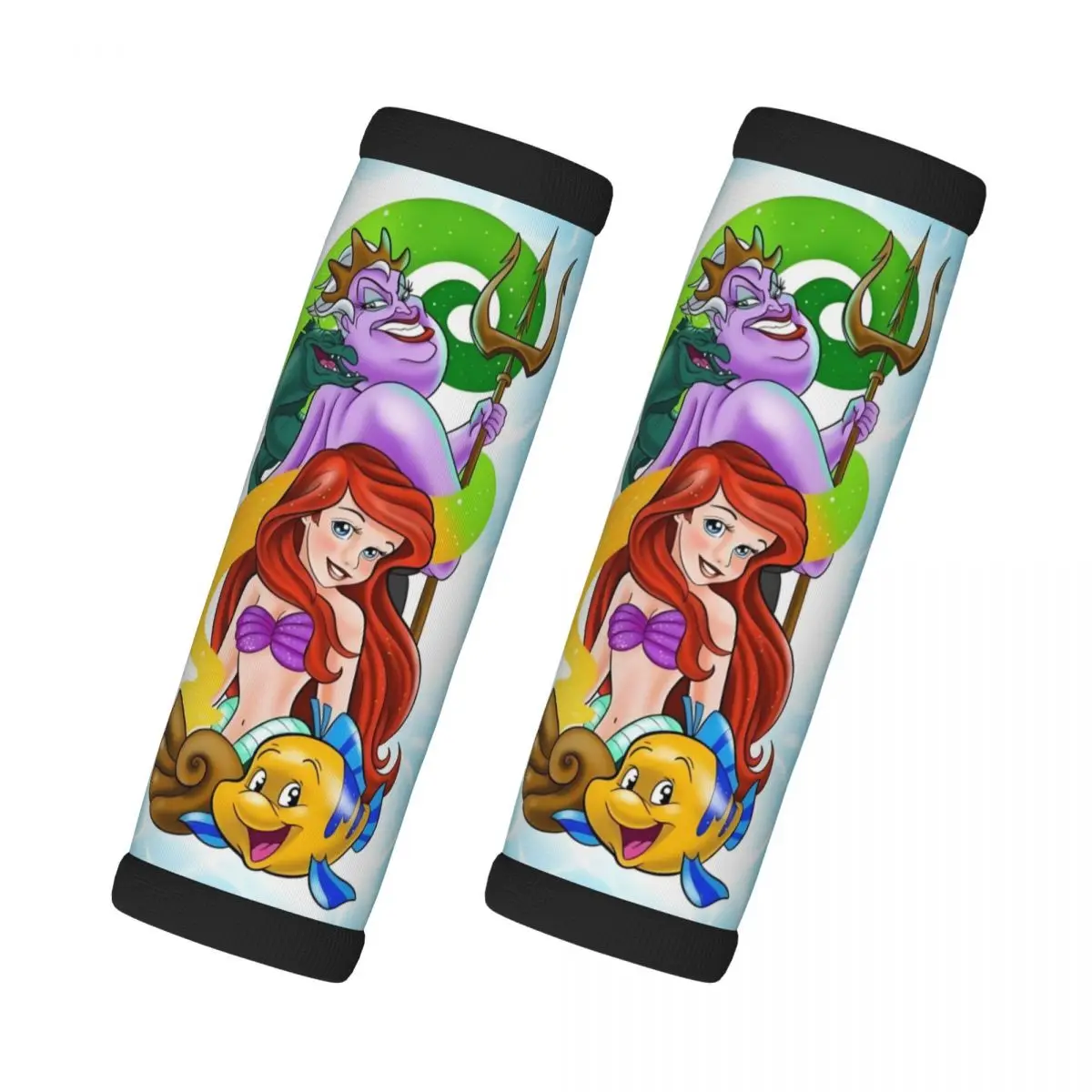Custom The Little Mermaid 2 Pcs Luggage Handle Wrap Soft Grip Handle Cover Princess Ariel Neoprene Suitcase Identifier Travel
Custom The Little Mermaid 2 Pcs Luggage Handle Wrap Soft Grip Handle Cover Princess Ariel Neoprene Suitcase Identifier Travel