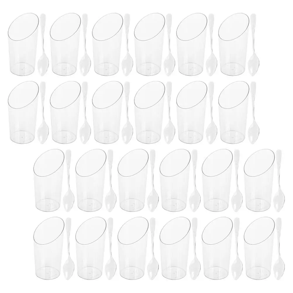 24 Sets Dessert Cup Transparent Mousse Replaceable Tiramisu Clear Cups Multi-function Party Pudding Supply Square Wine Glasses
24 Sets Dessert Cup Transparent Mousse Replaceable Tiramisu Clear Cups Multi-function Party Pudding Supply Square Wine Glasses