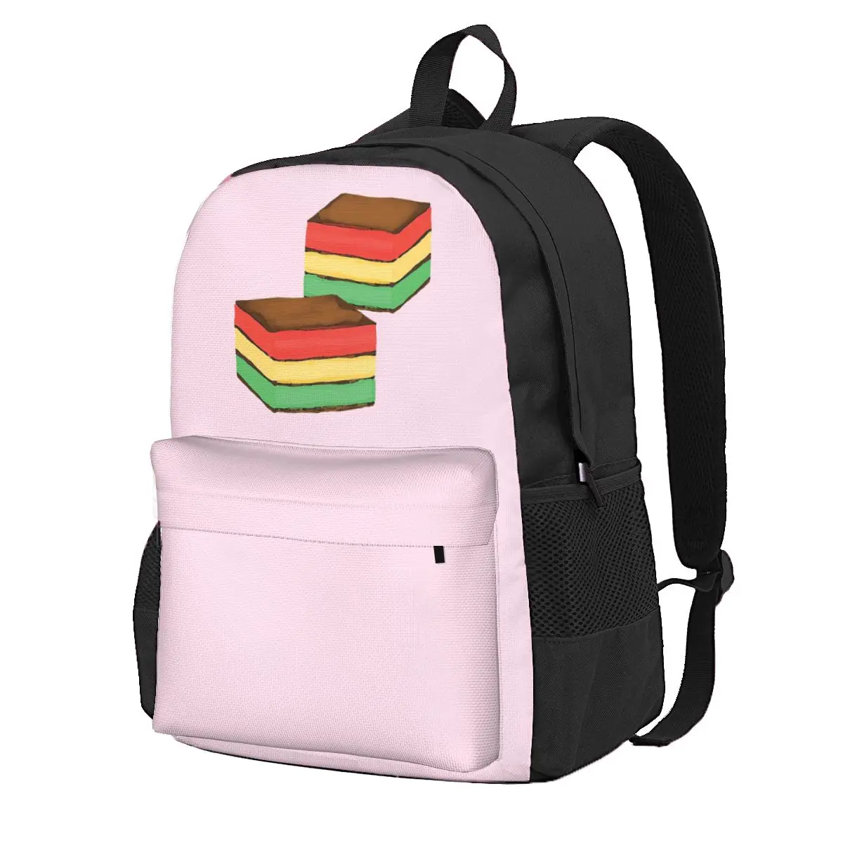 Italian Rainbow Cookie Pattern - Pink, Food Student Backpack School Bag Hiking Travel Daypack Fashion Bookbag Shoulder Bags
Italian Rainbow Cookie Pattern - Pink, Food Student Backpack School Bag Hiking Travel Daypack Fashion Bookbag Shoulder Bags