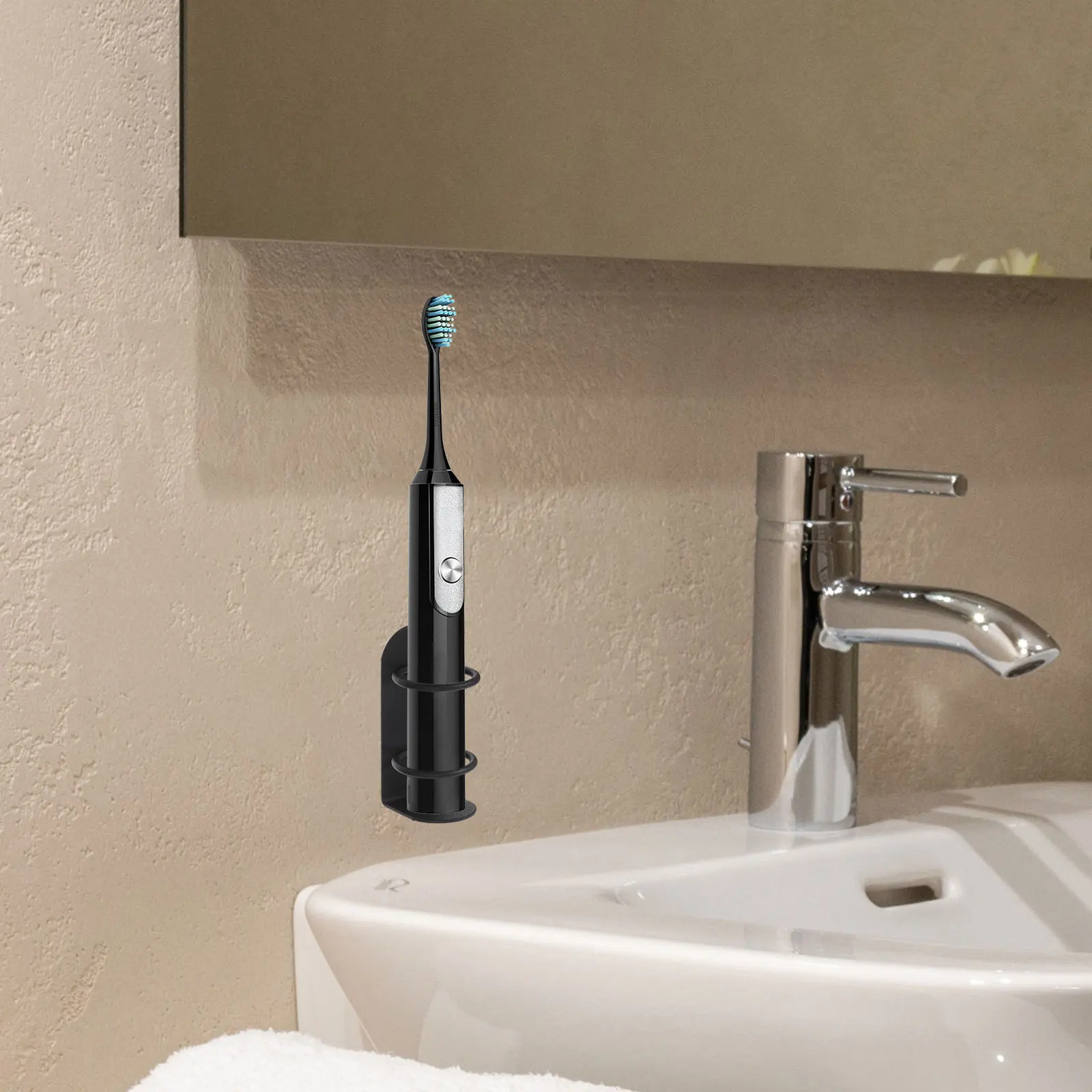 2pcs Wall Mounted Toothbrush Holder No Drill Adhesive For Bathroom Electric Toothbrush Storage Kids Organizer Stand Drain Hole
2pcs Wall Mounted Toothbrush Holder No Drill Adhesive For Bathroom Electric Toothbrush Storage Kids Organizer Stand Drain Hole