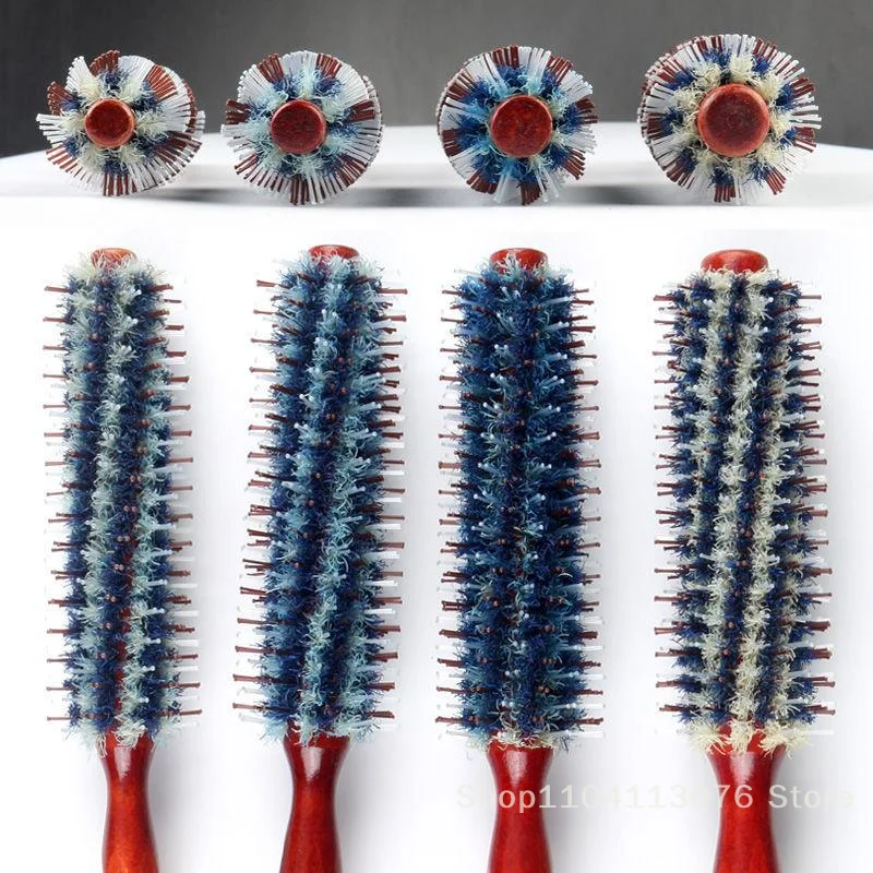 Wood Handle Nylon Bristles Round Brush Professional Barber Salon Hairdressing Hair Brush Hair Round Comb Hair Styling Tools
Wood Handle Nylon Bristles Round Brush Professional Barber Salon Hairdressing Hair Brush Hair Round Comb Hair Styling Tools