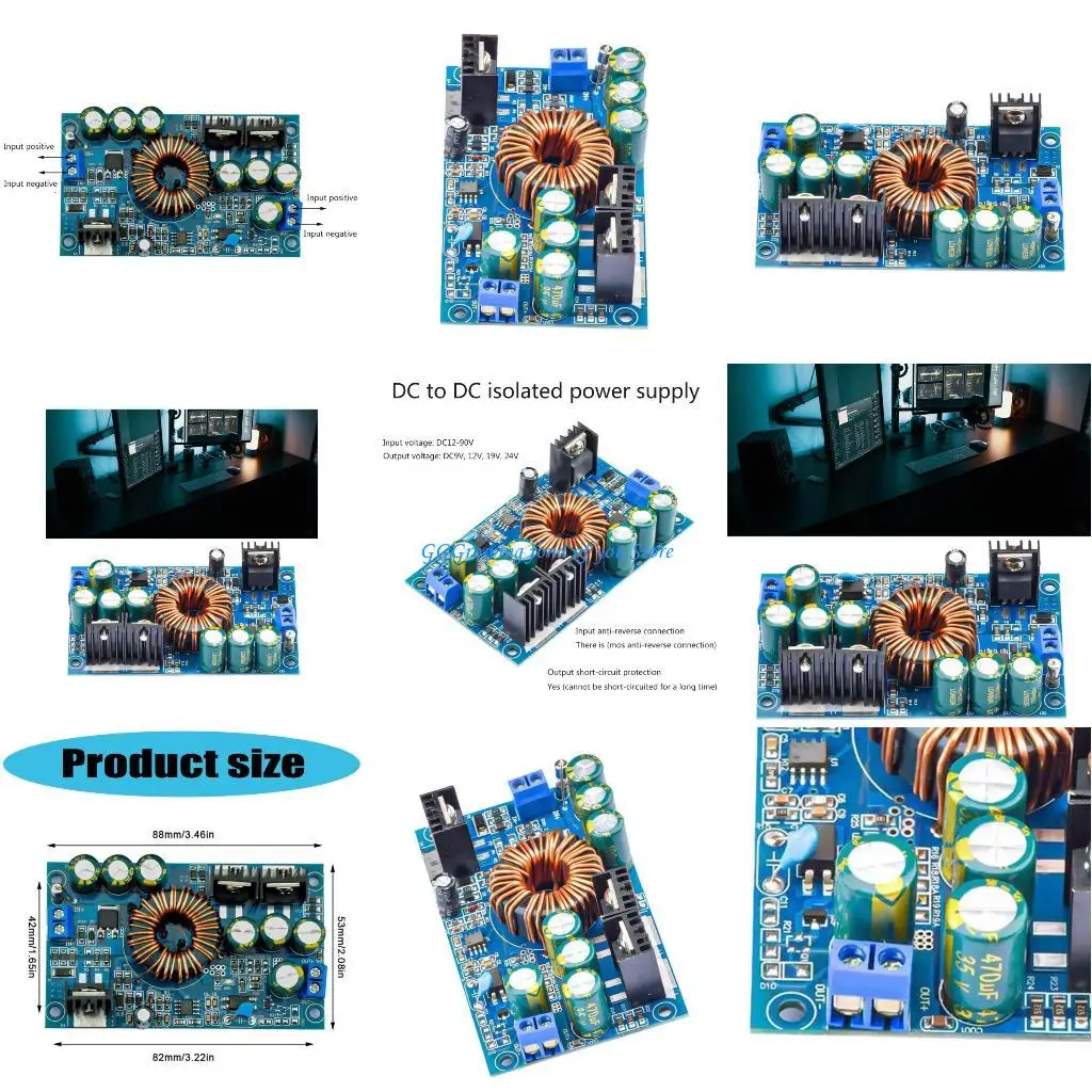 H9EB Safety Certifieds Module 12V 90V до 9V 4A Застройки в защите обратной полярности для электронных проектов 
H9EB Safety Certifieds Module 12V 90V до 9V 4A Застройки в защите обратной полярности для электронных проектов