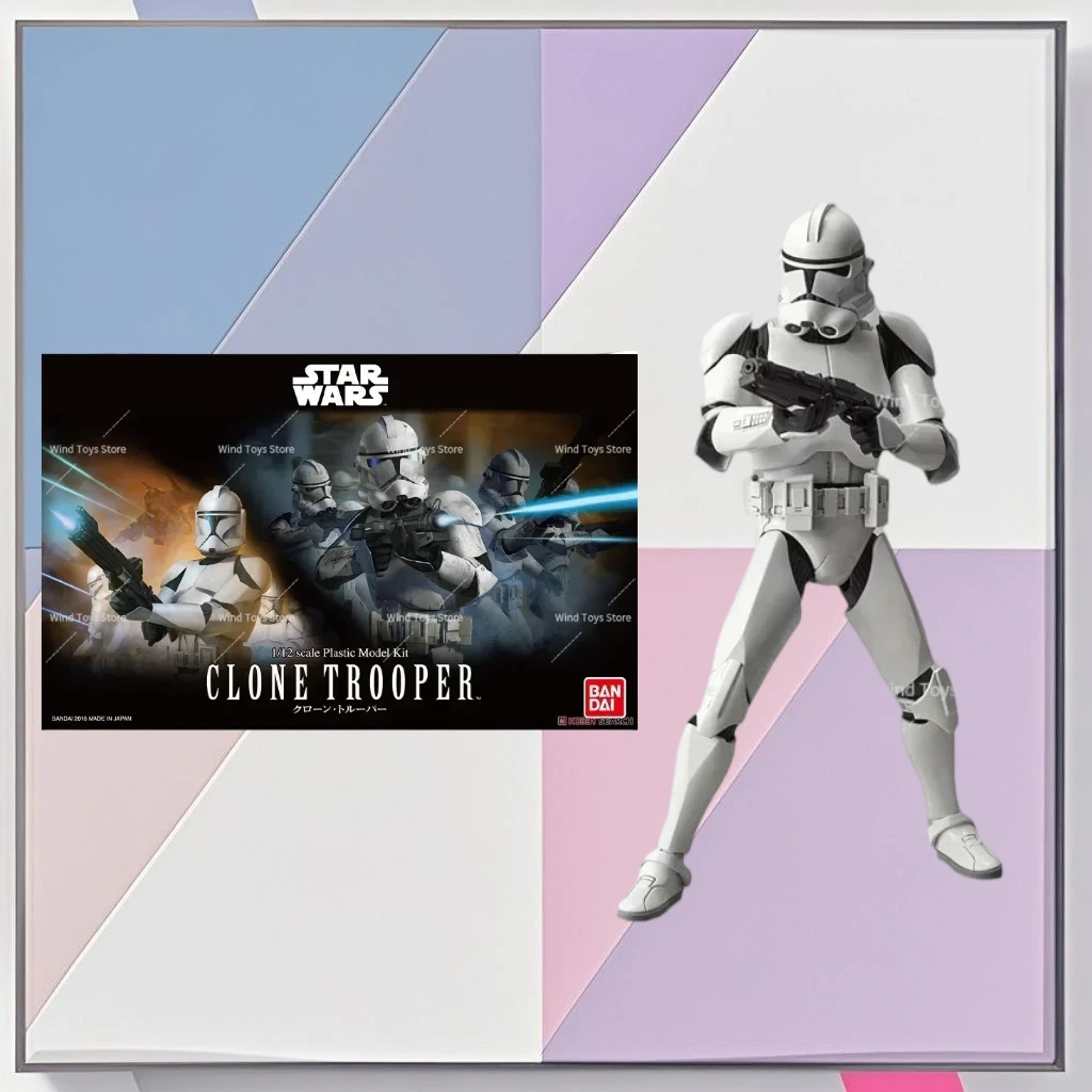Bandai Original STAR WARS Anime Model 1/12 CLONE TROOPER Action Figure Assembly Model Toys Collectible Gifts for Children
Bandai Original STAR WARS Anime Model 1/12 CLONE TROOPER Action Figure Assembly Model Toys Collectible Gifts for Children