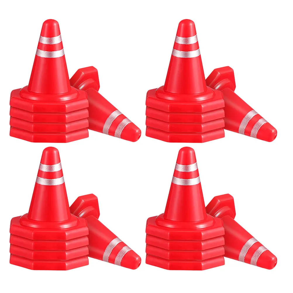 40Pcs Mini Plastic Traffic Cones for Sand Table Parking Scene DIY Educational Road Kit Realistic Roadblocks
40Pcs Mini Plastic Traffic Cones for Sand Table Parking Scene DIY Educational Road Kit Realistic Roadblocks