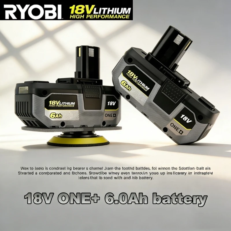 For RYOBI high-performance lithium battery 18V with no memory effect and low self discharge for all tools P108 P107 P109
For RYOBI high-performance lithium battery 18V with no memory effect and low self discharge for all tools P108 P107 P109