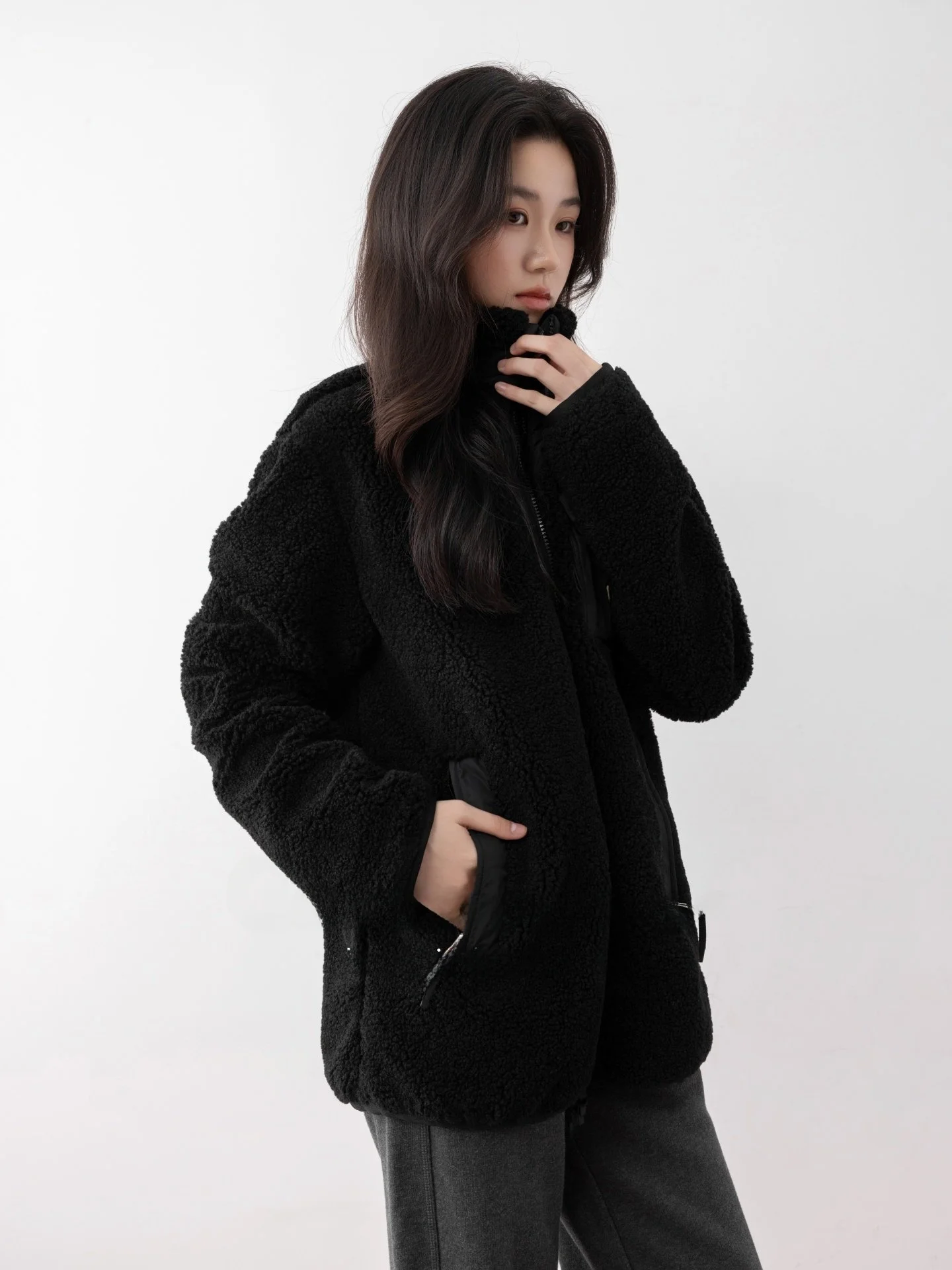 Casual Loose Fit Double Zipper Splice Breathable Simple Versatile Women's Jaet ZONE Polyester Fiber Long Sve Stand C...
Casual Loose Fit Double Zipper Splice Breathable Simple Versatile Women's Jaet ZONE Polyester Fiber Long Sve Stand C...